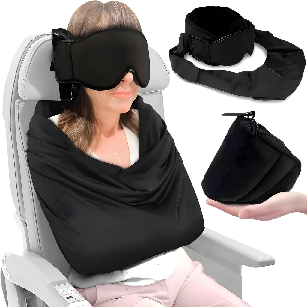 DreamWrap™ 3-in-1 Travel Pillow & Eye Mask